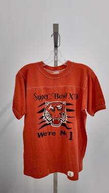 Vintage 1982 Super Bowl XVI Cincinnati Bengals T-Shirt – Orange (Large)